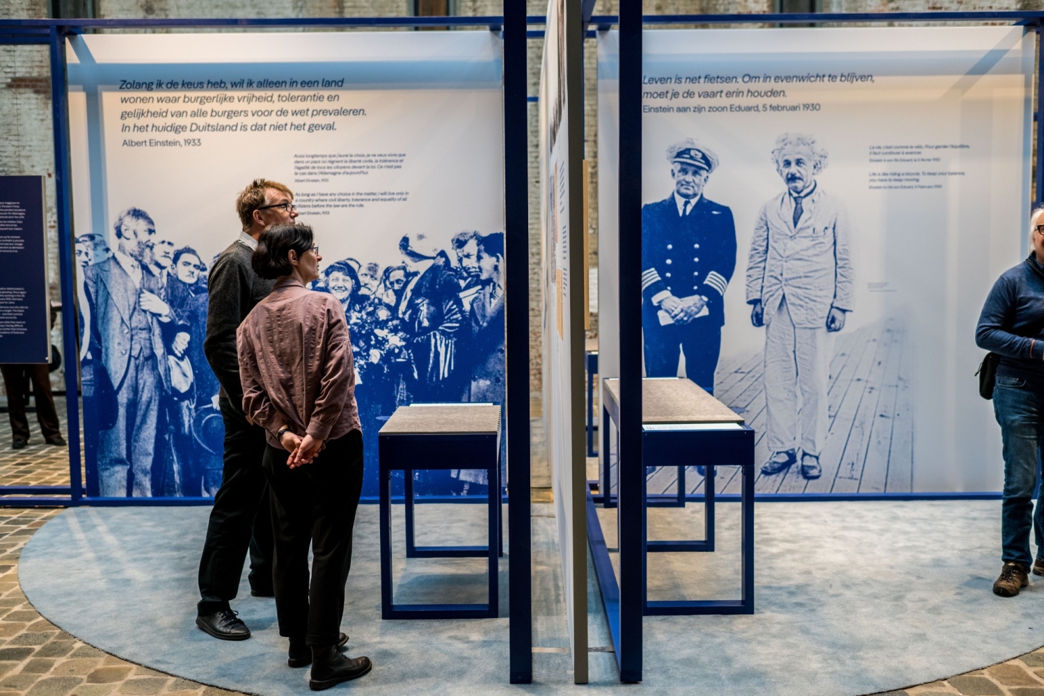 Einstein, een gewilde vluchteling