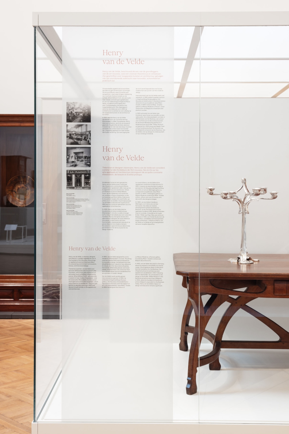 The galleries Decorative Arts of the 19th Century, Belgian Art Nouveau and Art Deco